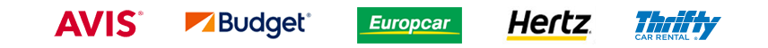 Avis, Budget, Europcar, Hertz and Thrifty cheap car rental comparison suppliers