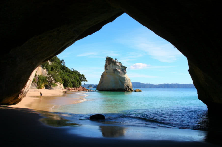 Cathedral Cove on the Coromandel Peninsula