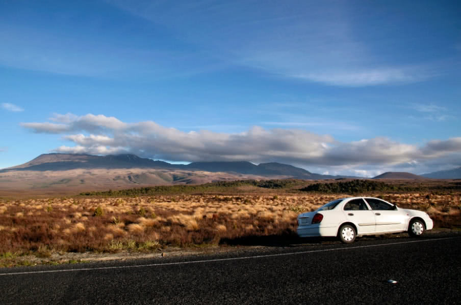 Desert road, North Island, NZ