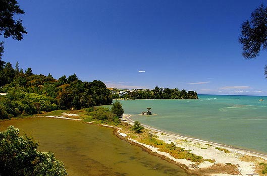 beach in nelson
