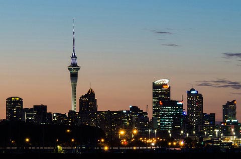 buildings seen at auckland airport