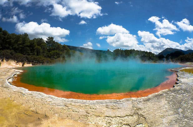 Hot springs in rotorua