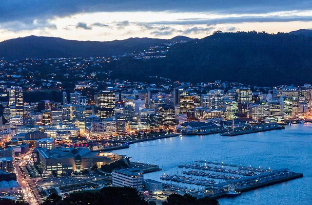 Aerial view of wellington