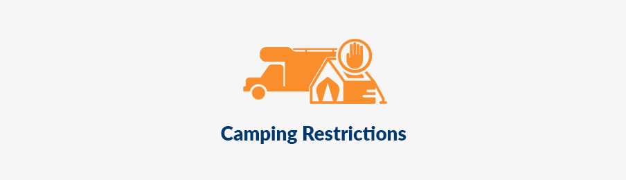 camping restrictions